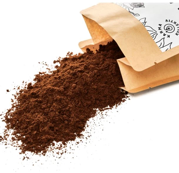 Produktansicht Gemahlener Kaffe aus der Verpackung 